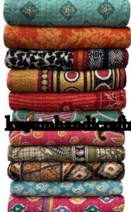 Indian kantha quilt kusumhandicrafts (5)