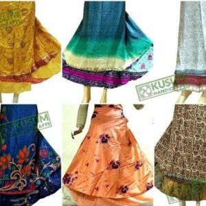 wholesale-silk-wrap-skirt-kusumhandicrafts-vintageskirt-manufacturer