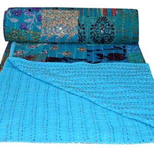 kusum handicrafts pacthwork kantha quilt -5