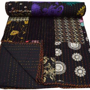 Indian kantha quilt kusumhandikrafts (1)