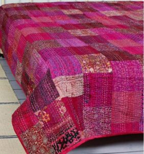 Indian kantha quilt kusumhandicrafts (10)