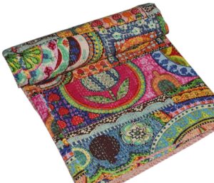 Indian kantha quilt kusumhandicrafts (31)