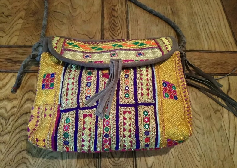 diy jean boho bag ,Ethnic Banjara Fabric , crafted with Hand Embroidery  Work. | eBay