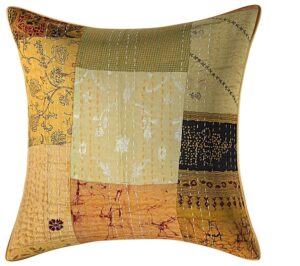 indian kantha pillow kusumhandicrafts