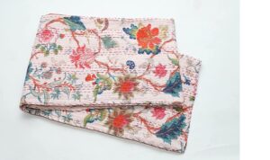 indian kantha quilt kusumhandicrafts
