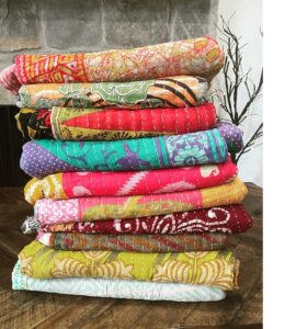 indian kantha quilt kusumhandicrafts