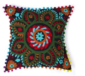 indian suzain pillow cover kusumhandicrafts