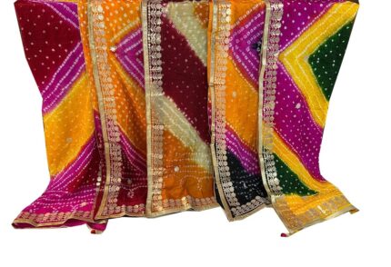 Bandhani-Silk-Dupatta-Kusumhandicrafts2