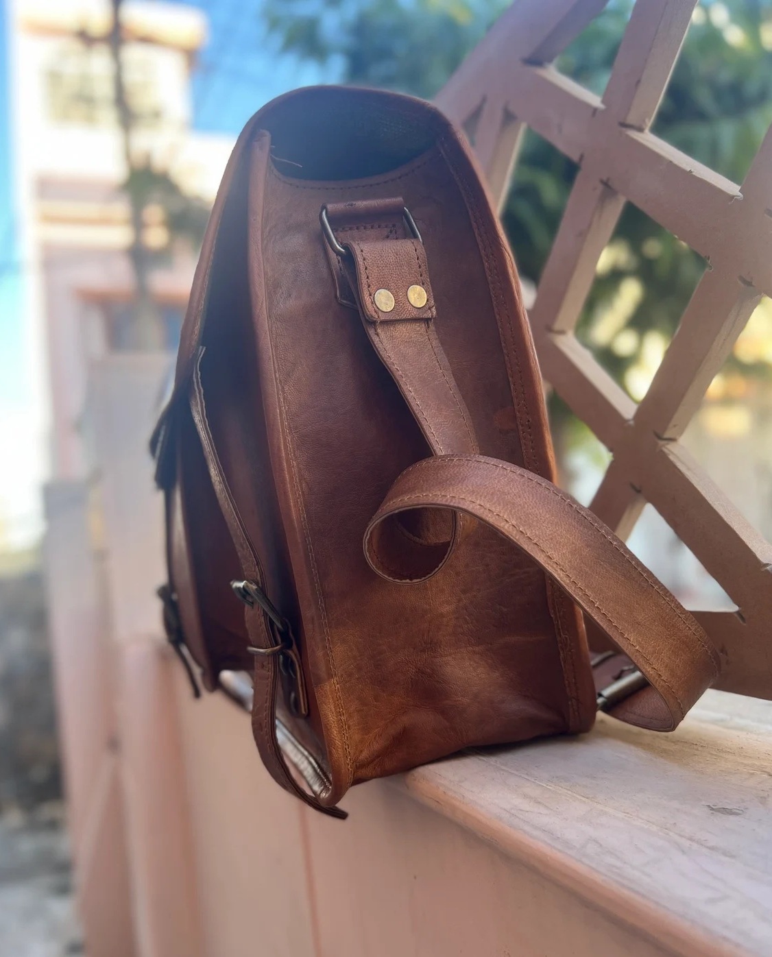 Leather Backpack bag For Girls And Boys
