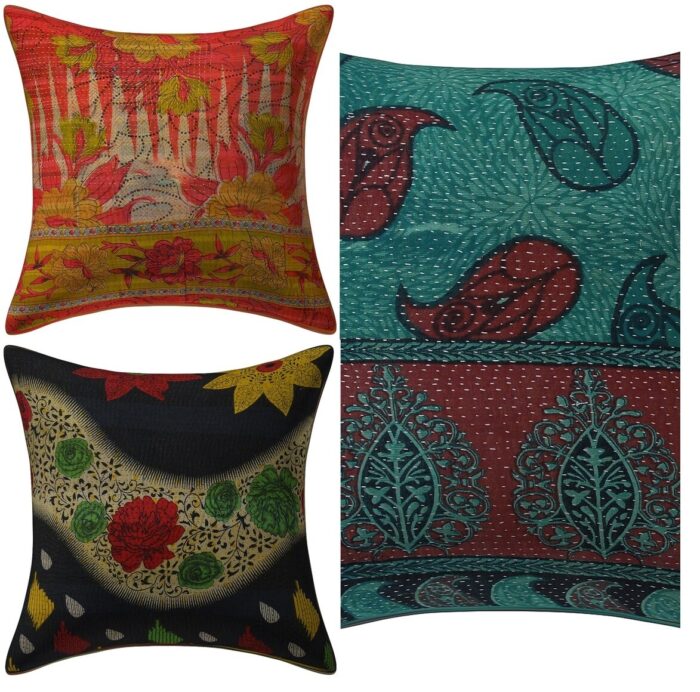 Lot-Vintage-Kantha-Cushion-Kusumhandicrafts9