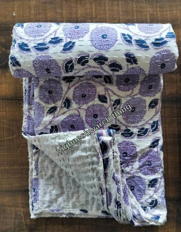Purple-Flower-Print-Kantha-Kusumhandicrafts1