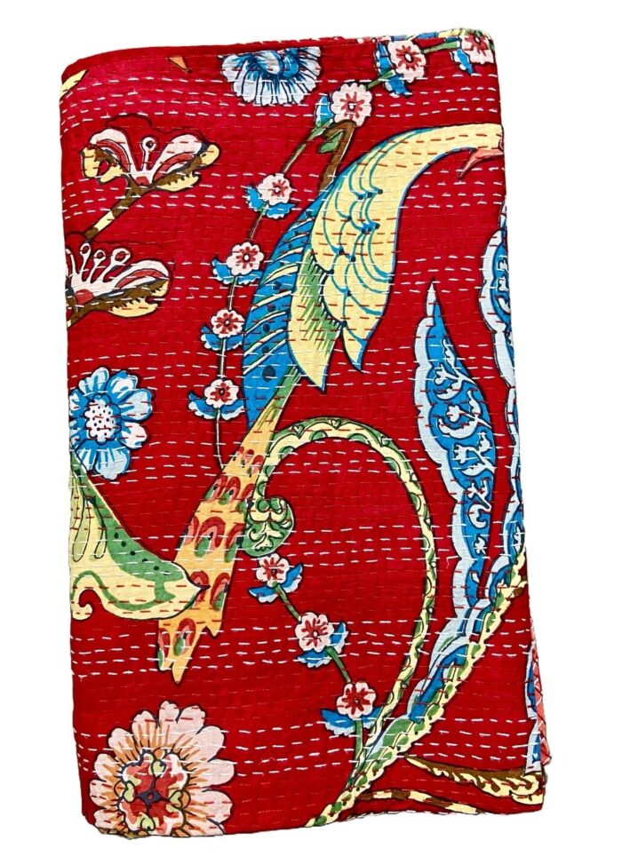 Red-Peacock-Print-Kantha-Kusumhandicrafts2