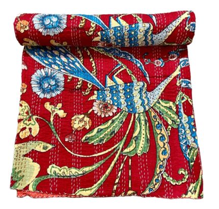 Red-Peacock-Print-Kantha-Kusumhandicrafts3