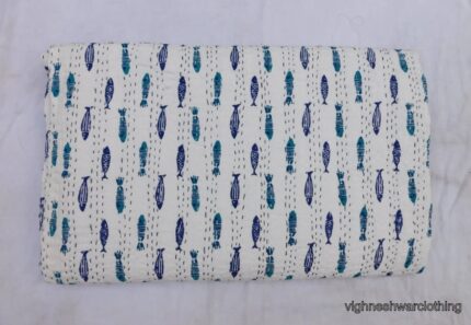 White-Fish-Print-Kantha-Kusumhandicrafts1