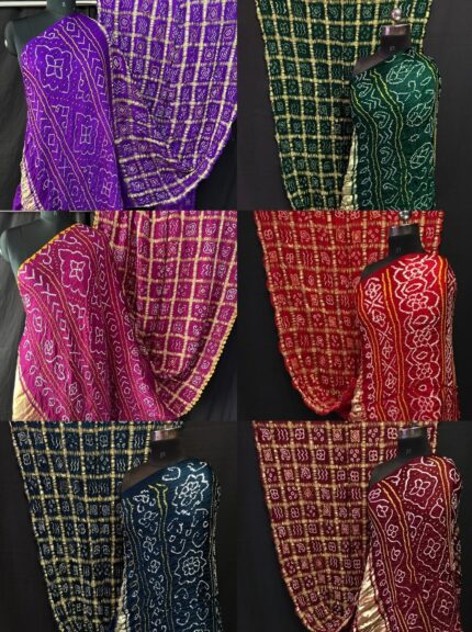 Bandhej-Gazi-Silk-Saree-Kusumhandicrafts1