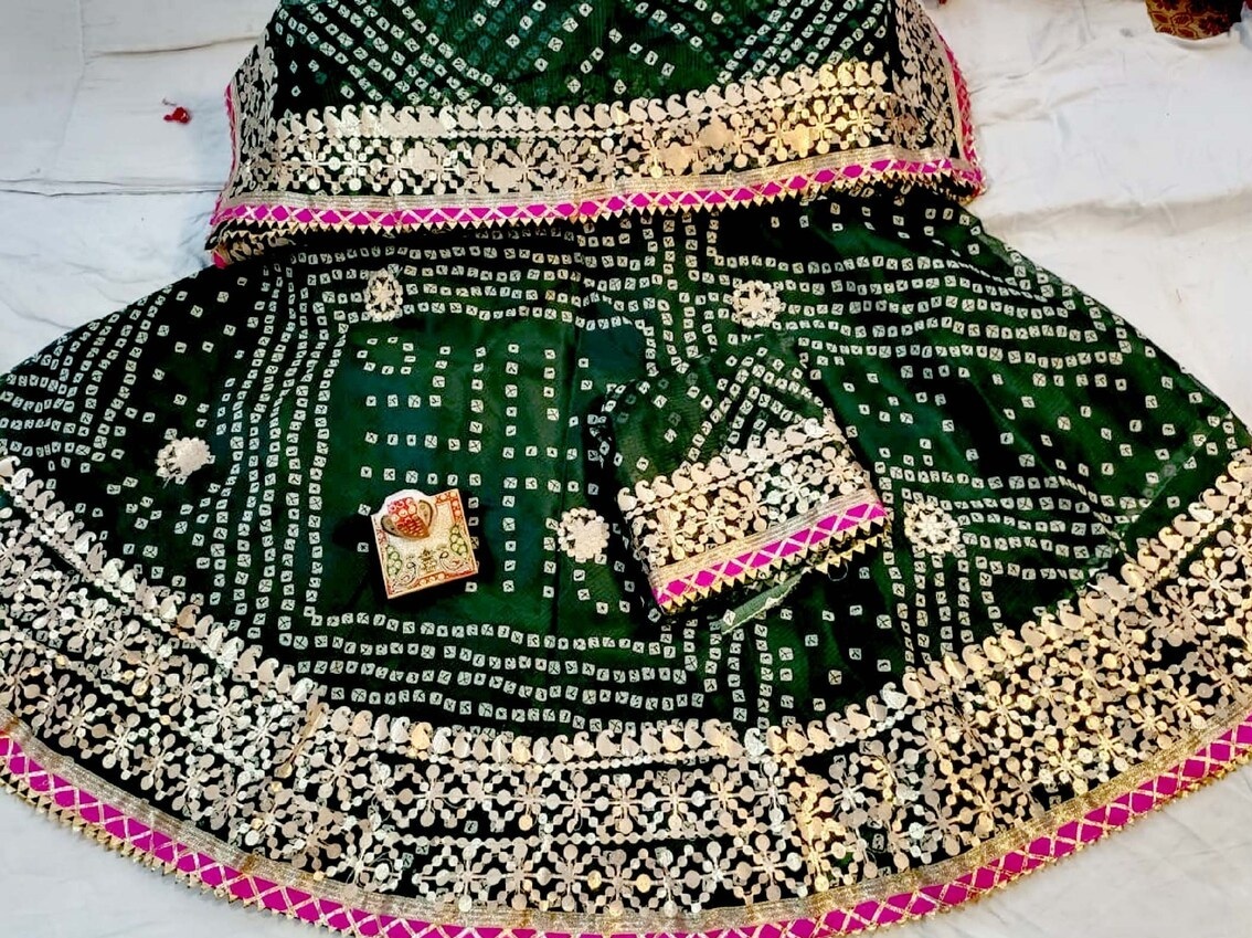 SHYAMLATA Heavy Embroidery Work Semi Stitched Shimmer Silk Designer Rajputi  Poshak For Women Rajasthani Lehenga Choli (red) : Amazon.in: Fashion